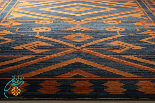 Geometric design carpet
